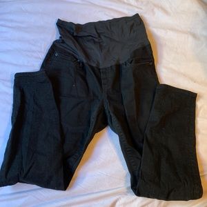 Black Gap Maternity True Skinny Jeans